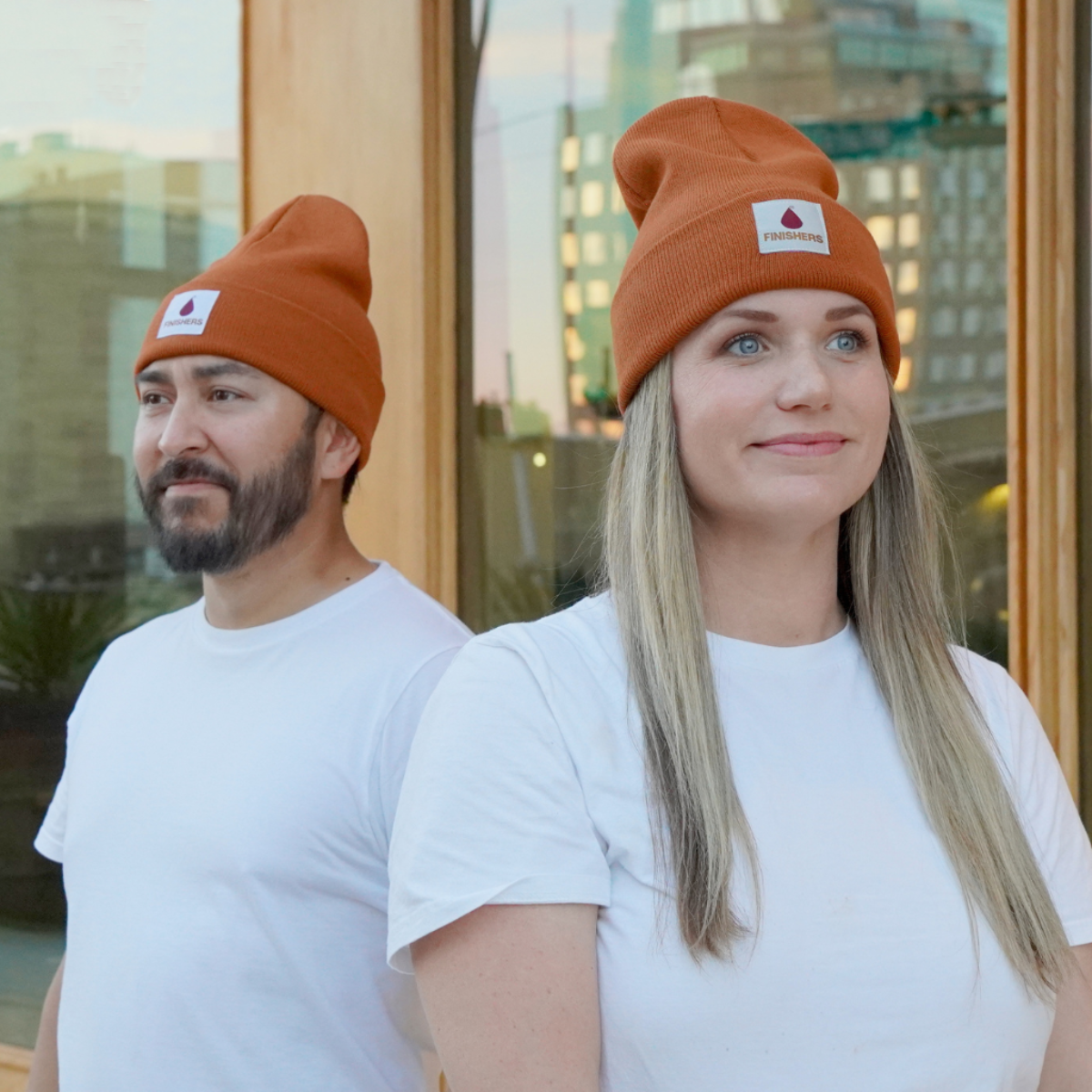 Finishers Calvary Drop Acrylic Knit Beanie Camel