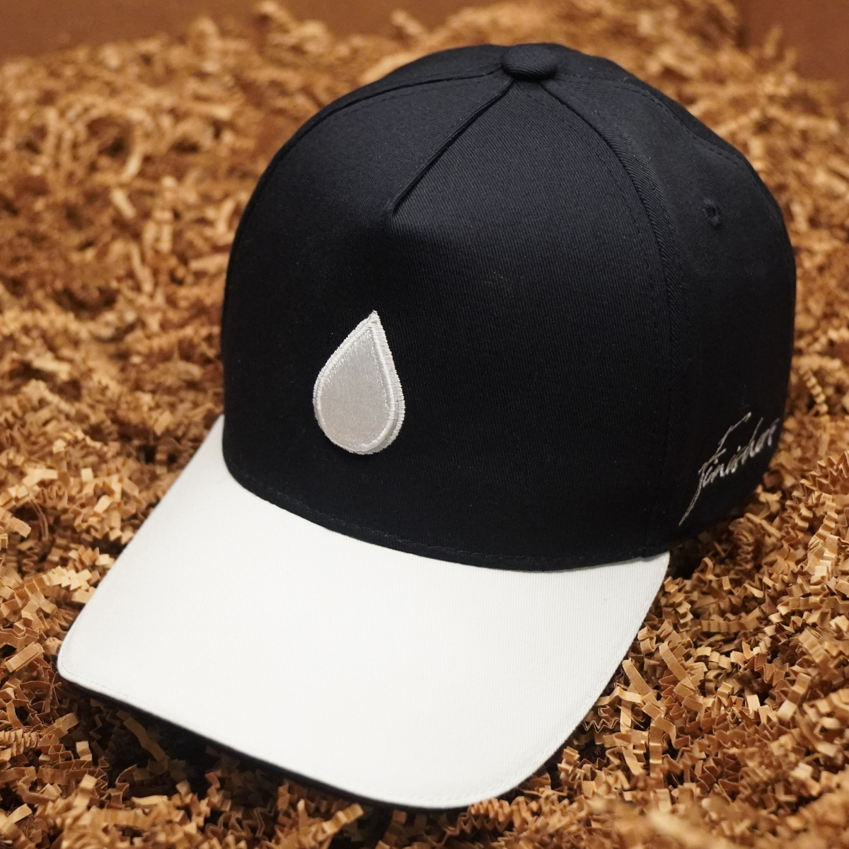 Finishers Calvary Drop Embroidery Hat Obsidian Black