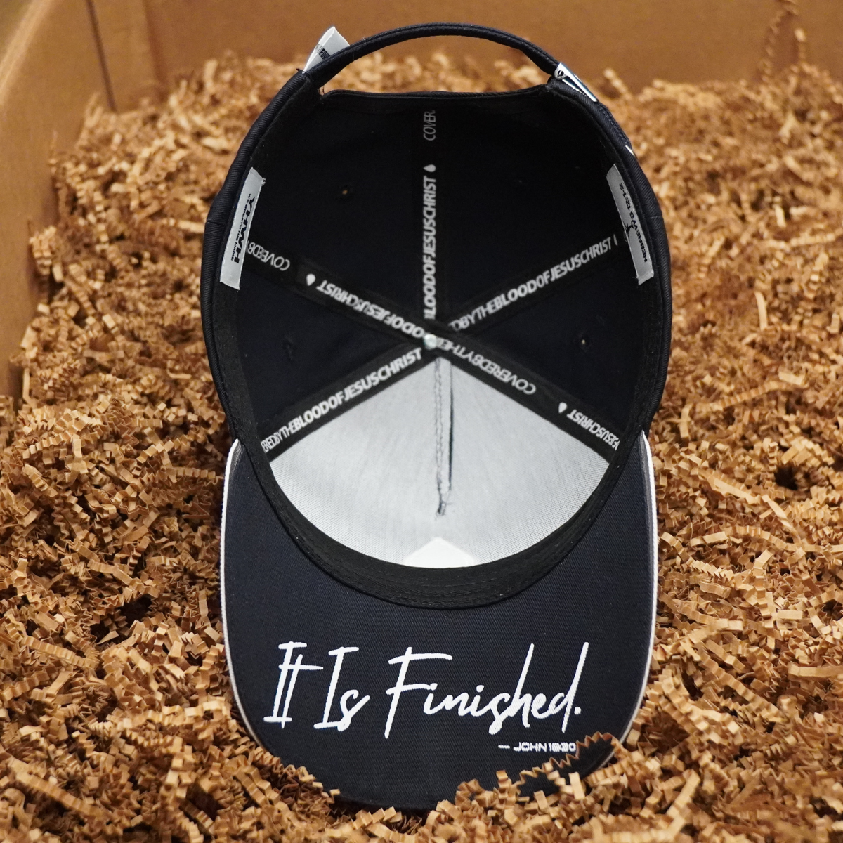 Finishers Calvary Drop Embroidery Hat Obsidian Black