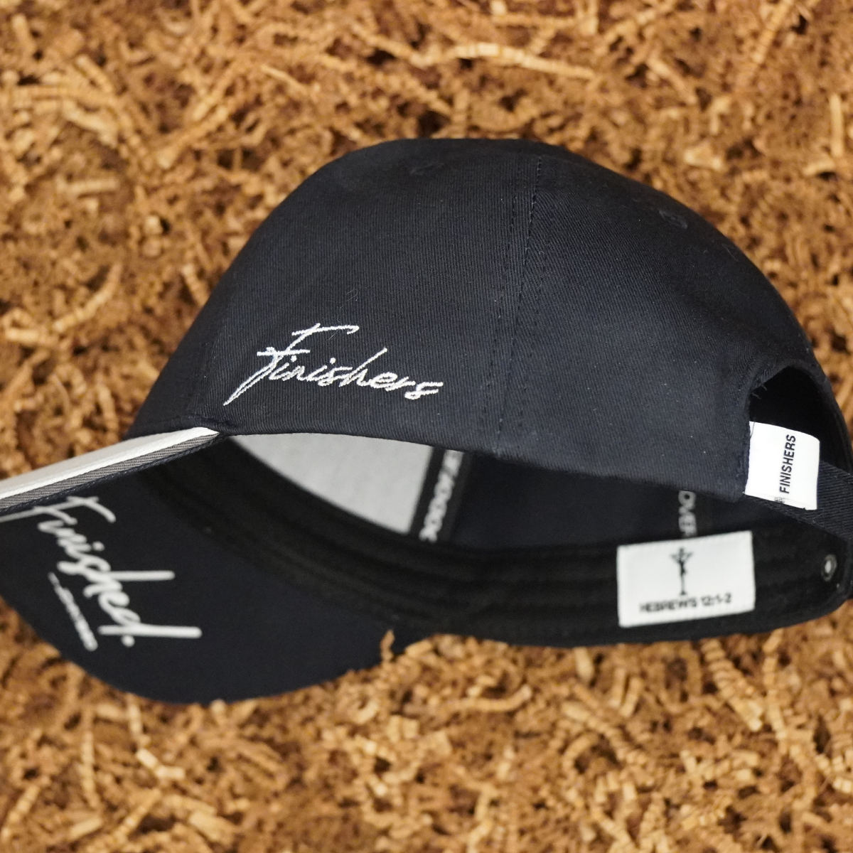 Finishers Calvary Drop Embroidery Hat Obsidian Black