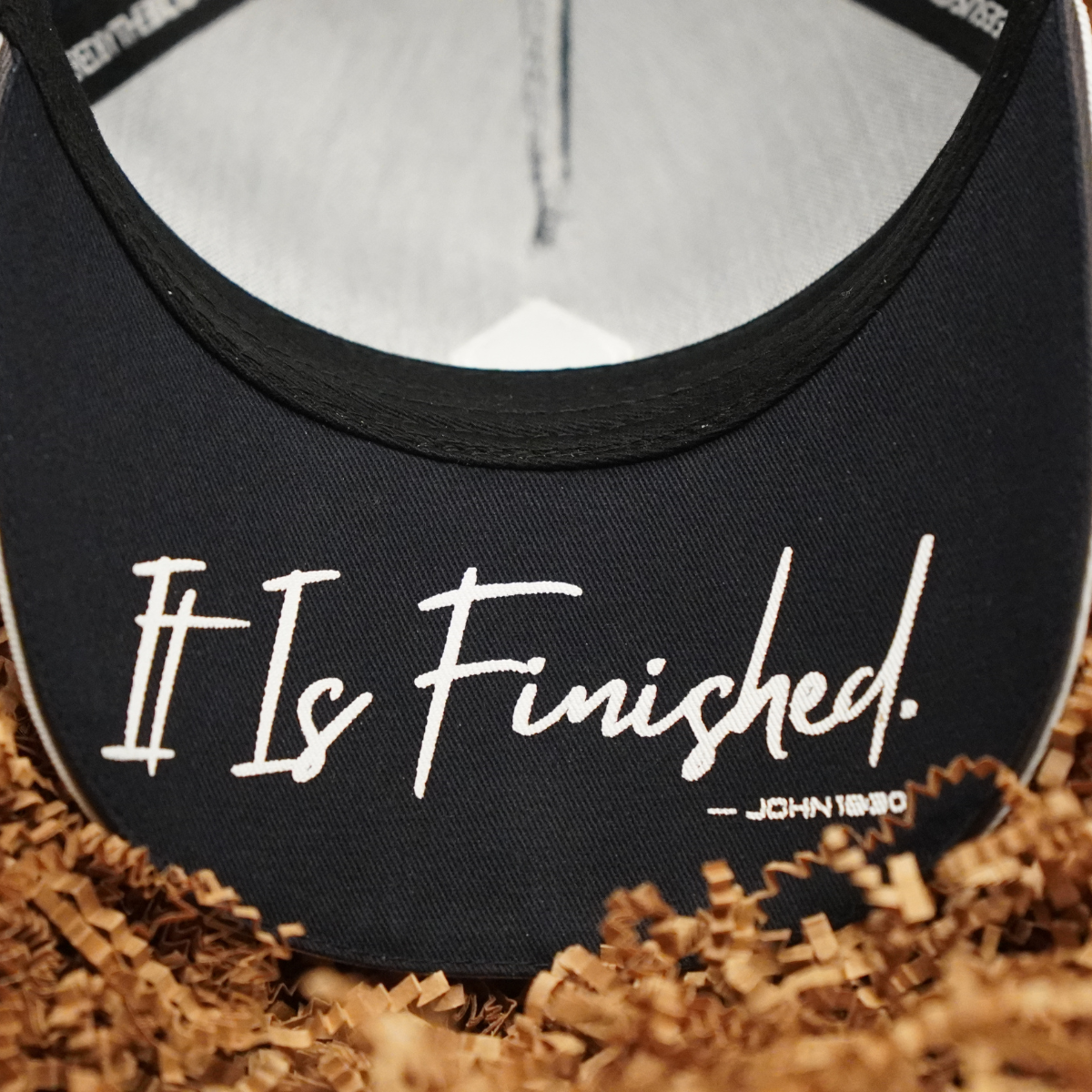 Finishers Calvary Drop Embroidery Hat Obsidian Black