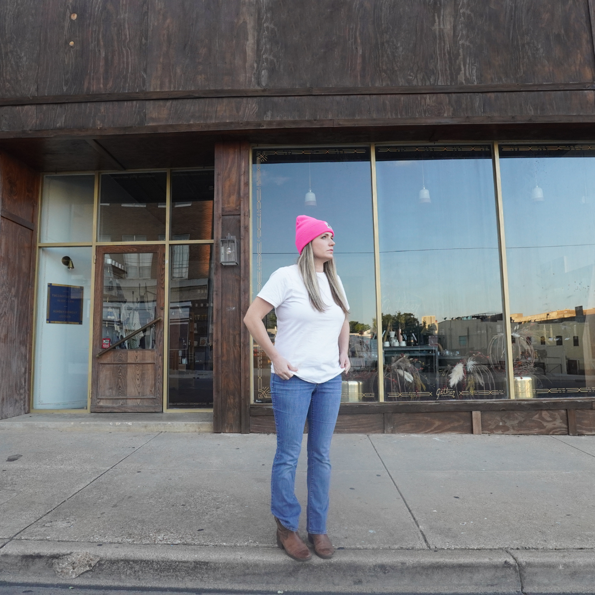 Finishers Calvary Drop Acrylic Knit Beanie Pop Pink