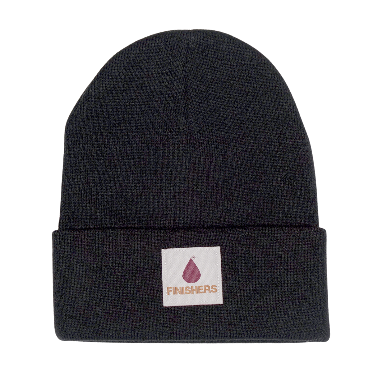 Finishers Calvary Drop Acrylic Knit Beanies Black